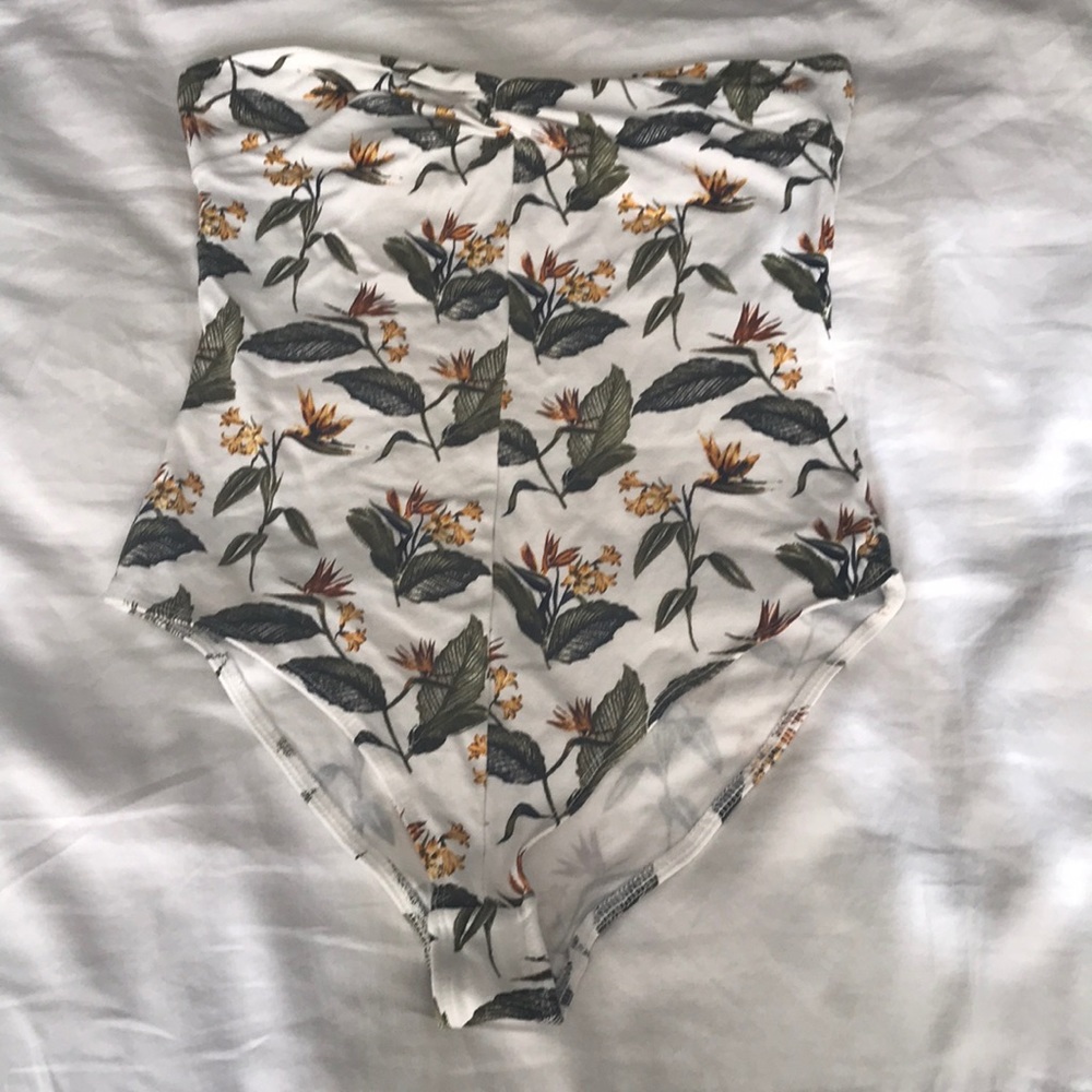 Flower bodysuit